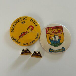 Vintage Canada New Brunswick Pins